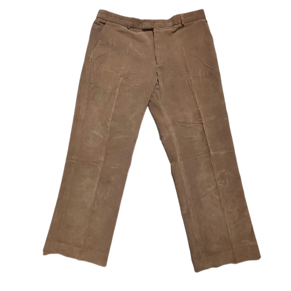 Lambourne Men’s Vintage Corduroy Pants Medium Brown Size 42x32 Poland Made EUC
